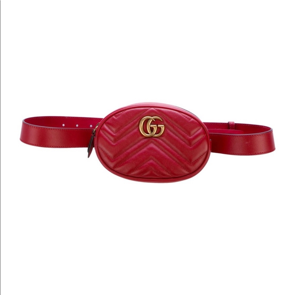 GUCCI BELT BAG RED PURSE